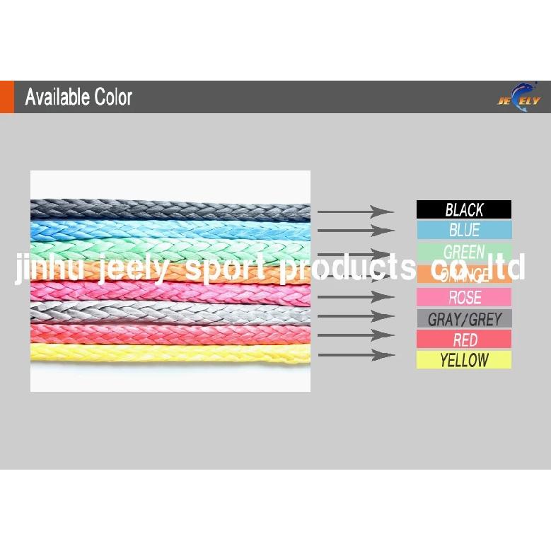 20m 4mm 12 Strands 4000LB Uhmwpe Hollow Braid Sailboat Rigging Halyard Towing Winch Rope