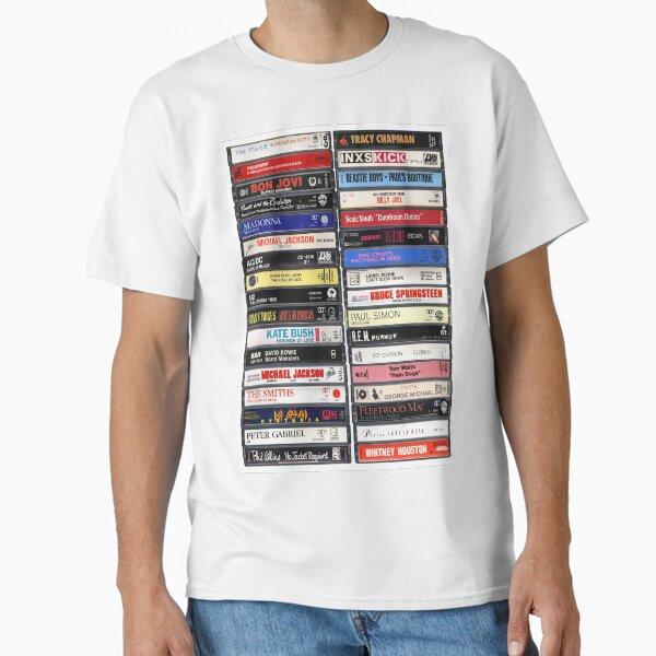 Greatest Albums of the 1980s - Cassette Print Classic T-Shirt