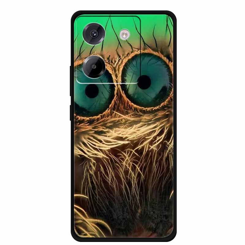 Чехол для Xiaomi Poco M7 Pro 5G, стиль мультяшной живописи, мягкий силикон + ТПУ, задняя крышка, чехлы для Poco M7 Pro 5G, противоударный чехол, новый