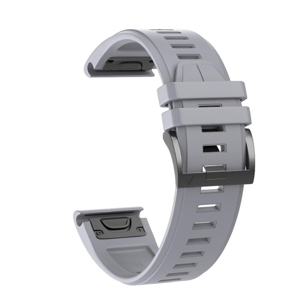 Силиконовый ремешок Quickfit 22 мм 26 мм для Garmin Tactix 7 Pro AMOLED Delta Bravo Браслет для умных часов Quatix 7 Pro Дышащий