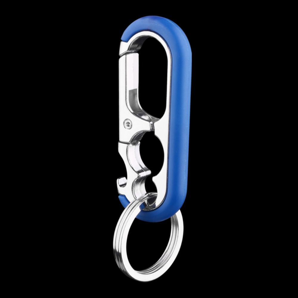 Key Ring Waist Buckle Car Keychain Car Key Holder Bottle Opener Key Chain Double Ring Keychain