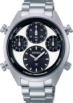 [Часы Seiko] Prospex SPEEDTIMER Солнечный Хронограф Измерение 1/100 секунды SBER001 Мужские Серебристые Часы