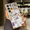 Чехол-открытка для путешествий для Samsung Galaxy A35 A55 A53 A54 A34 5G Note 20 S23 S25 S24 S22 S21 Ultra FE Plus Прозрачный ТПУ Fundas