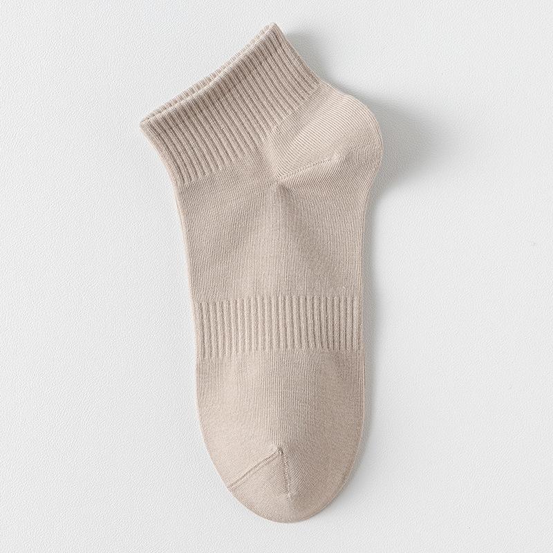 Мужские летние тонкие однотонные дышащие и влагоотводящие спортивные носки до середины икры