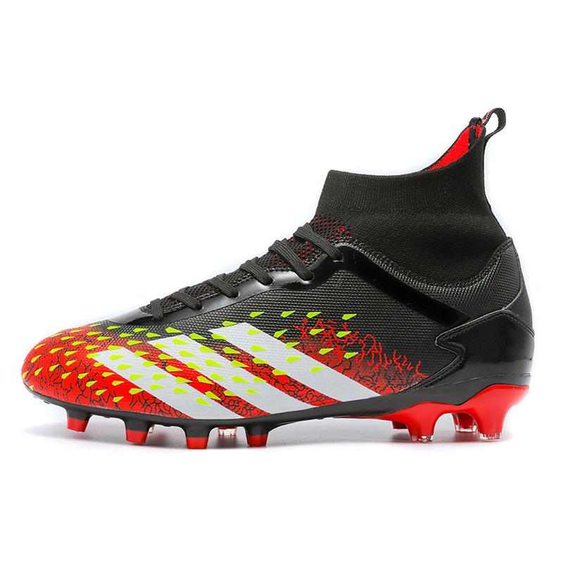 Youth High-Top Football Shoes Men And Women Children Tf Broken Nails Ag Long Spikes Student Sports Training Shoes Men