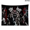 Band Slipknot Wall Tapestry Aesthetic Wall Hanging Printed Fabric Blanket Decorative Tapestries for Bedroom Living Room Home Decor
