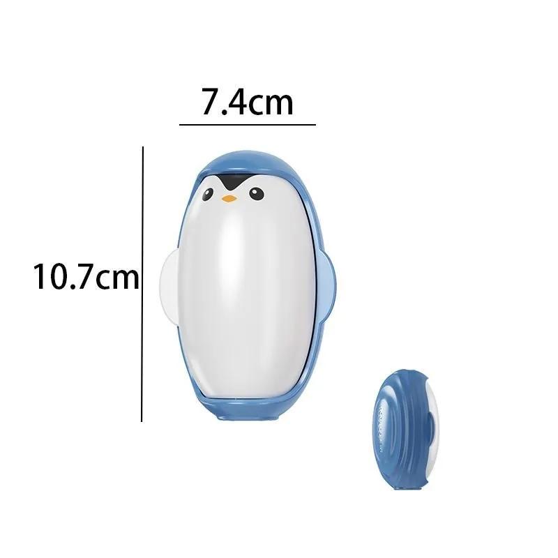 Washable Lint Remover Large Penguin Clothes Roller Portable Pet Hair Remover Dust Removal Brush Hair Sticky Cleaning Tools