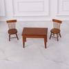 Small Dining Seat For Dollhouses Figures Flexible Wood Figure Furniture Enduring Design