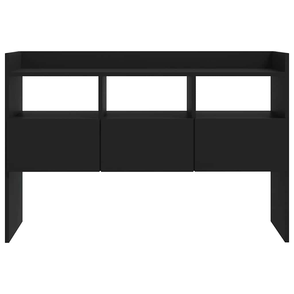 Vidaxl Szafka, Czarna, 105X30X70 Cm, Materiał Drewnopochodny