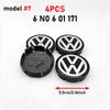 4Pcs 55mm 65mm Car Wheel Center Hub Caps Cover For VW Volkswagen Golf Polo Passat Touran CC B5 B6 B7 Jetta Replace Accessories