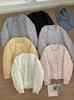 Yu Yannian's new fashionable and light white duck down jacket women's short round neck small thin jacket