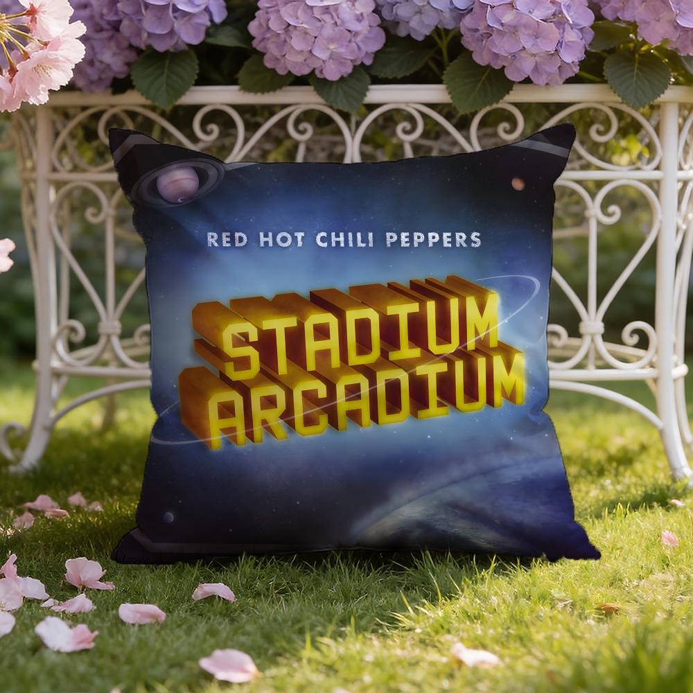 Полоса R-Red Hot C-Chili Peppers Наволочка для дома и автомобиля Двухцелевая наволочка: Двусторонняя конструкция для максимального комфорта