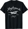 172 Skyhawk Самолет Классический Винтажный Авиация Частный Пилот Футболка 100% Хлопок Круглый Вырез Короткий Рукав Летняя Повседневная Мужская Футболка
