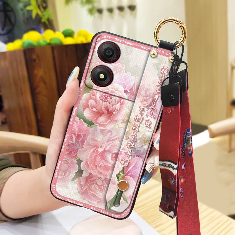 Наручный ремешок для телефона ZTE Blade A34 Прочный Модный Держатель для телефона Защитный Пыленепроницаемый Противоударный Шнурок