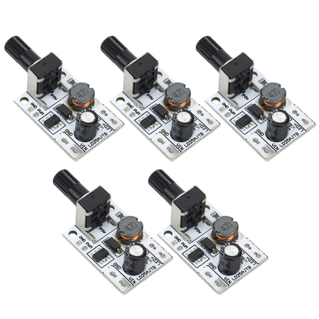 5pcs DC 6?24V 20W Adjustable Brightness LED Driver Switch PWM Dimmer Controller
