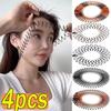 Women Plastic Full Circle Stretch Diamond Flexible Comb Teeth Headband Hair Band Clip Face Wash Fixed Hair Accessories Non-Slip