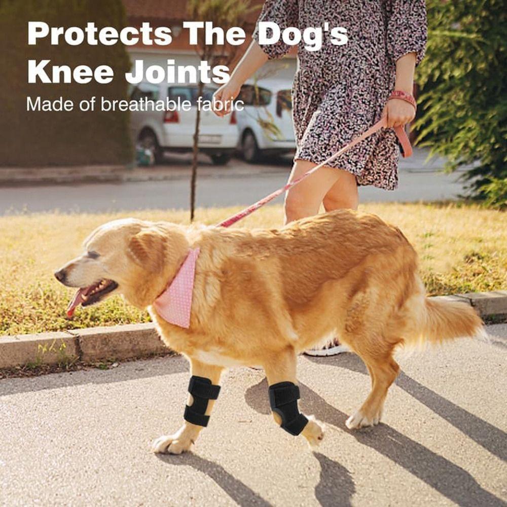 2pcs Pet Joint Protection Sleeve Dog Knee Pads Knee Support Frame Pet Leg Protective Gear Pet