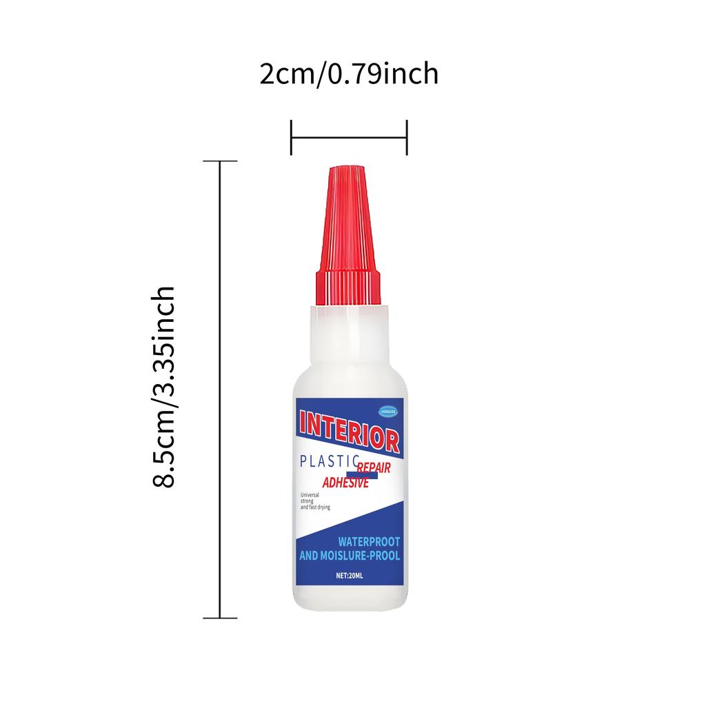 High-Temperature Resistant Car Dashboard Repair Glue - Plastic Crack and Peeling Repair Agent, Suitable for Dashboards, Center