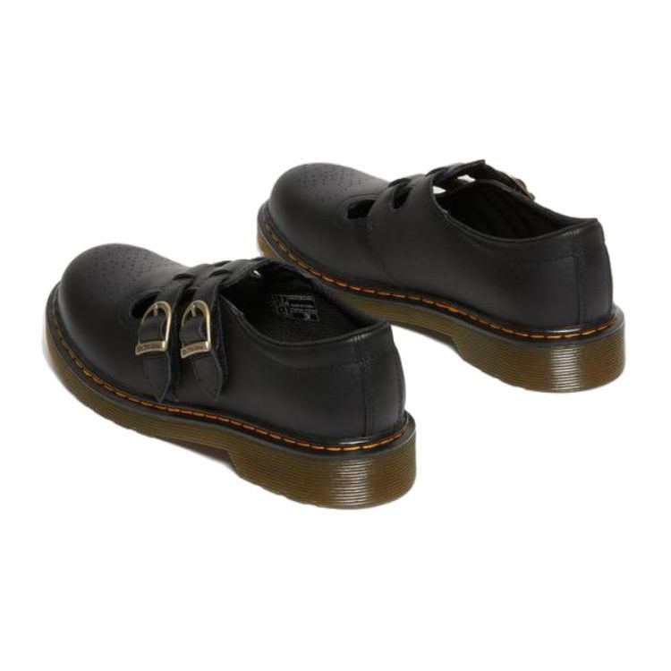 Dr. Martens Comfortable Versatile Low-Top Leather Shoes Kids Shoes Black 8065Y30741001