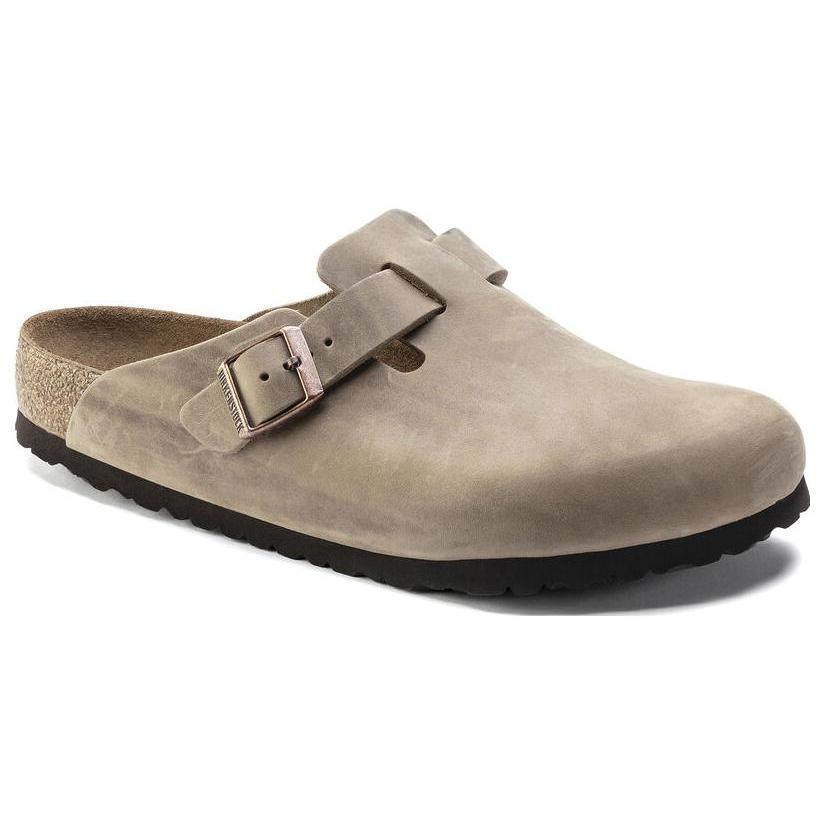 Birkenstock Бостон Без Специальных Функций Закрытые Тапочки Унисекс Светло-Коричневые 1018147