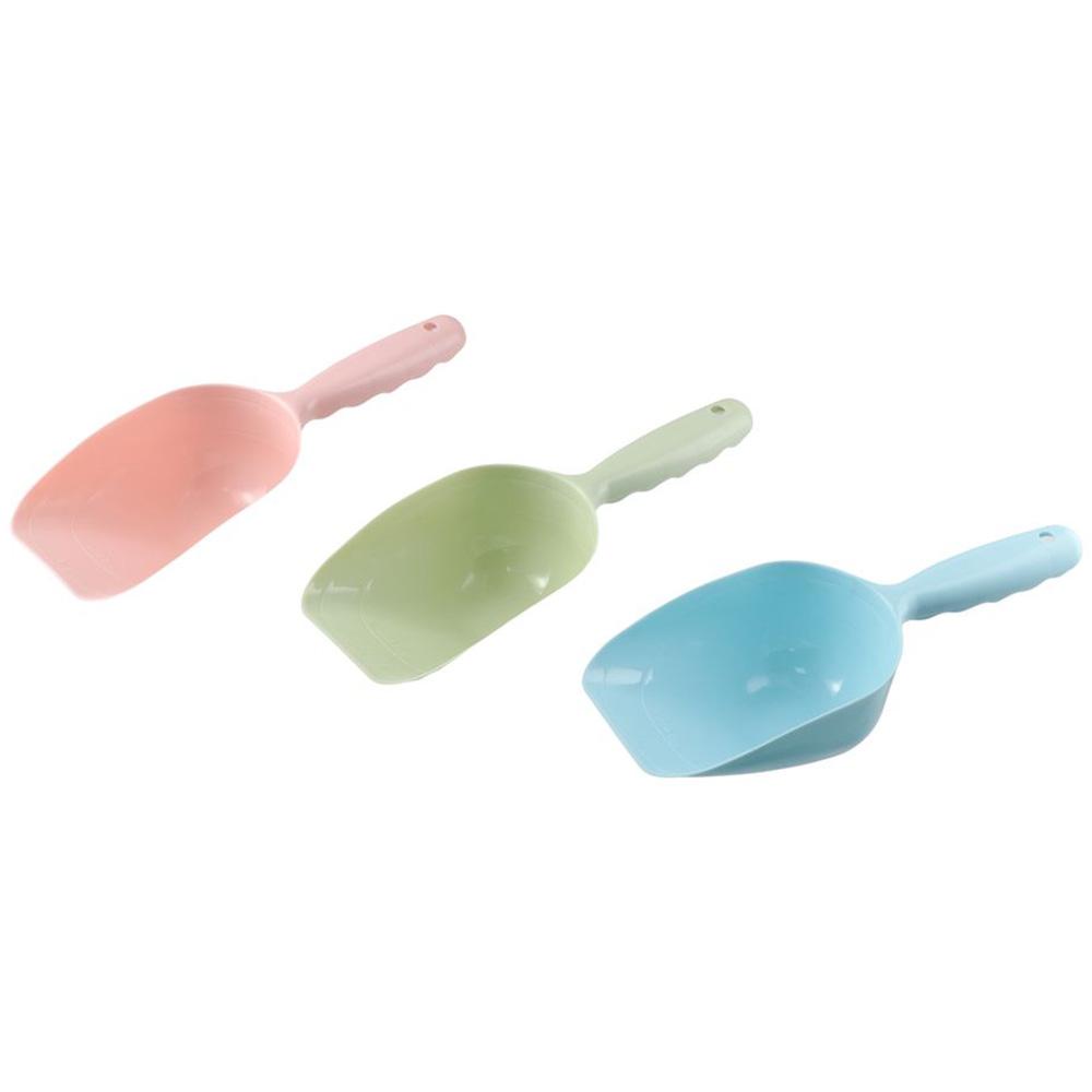 Plastic Cat Food Scoop Long Handle Pet Feeder Durable Cat Dog Spoon Pet
