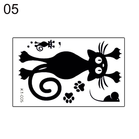 Съемный забавный кот сердце корова розетка выключатель света наклейка наклейки домашний декор стены