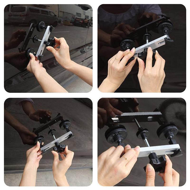 Ремонт автомобиля, комплект для ремонта вмятин, комплект для съемника вмятин, тяговый мост, клейкие стержни для вытягивания вмятин, автомобильный аксессуар