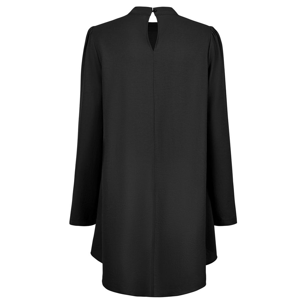 Повседневная женская модная однотонная рубашка с высоким воротником и длинными рукавами, пальто из искусственной кожи с двумя рубашками для женщин, элегантная женская одежда, осенняя одежда