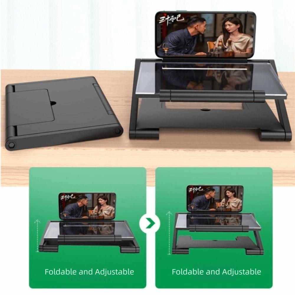 Folding Cell Phone Screen Amplifier Enlarged Screen HD Projector Portable Phone Holder