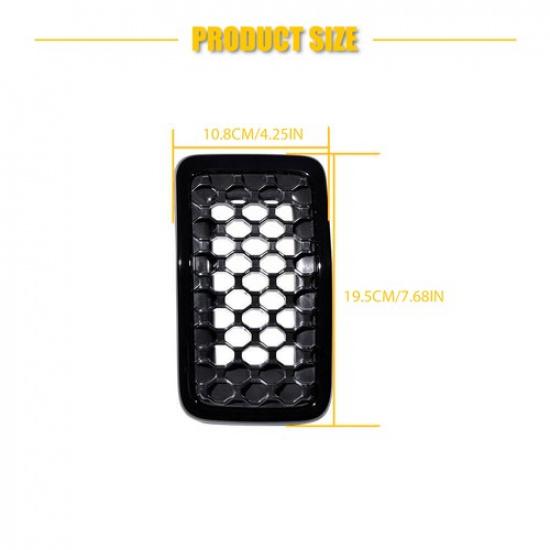 For Jeep Cherokee -22 Front Grill Grille Honeycomb erts Mesh Matte Black