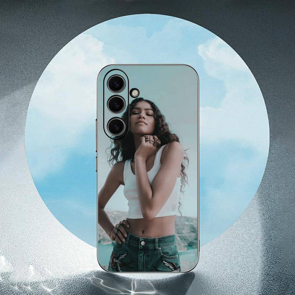 Зендая Коулман Для Samsung Galaxy S23 S24 S25 Ultra S22 Plus S21 Черный Мягкий Чехол Водонепроницаемый Мягкий Чехол