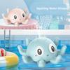 Baby Bath Toys Electric Octopus Automatic Sprinkler Bathtub Toy Swim Pool Bathing Toys With LED Light For Kids Gift