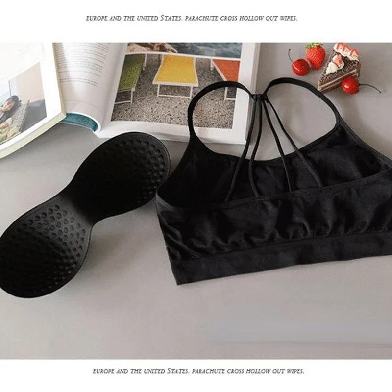 Сексуальная майка-топ, спортивный бюстгальтер, дышащий, сплошной корсет, майка-топ для занятий спортом на открытом воздухе, спортивная одежда, высокая эластичность, красота, спина, женщины