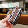 Ретро Чехол для телефона с узором Солнце и Звезды, Электроокрашенный, Защита от падений, Для iPhone 16 Pro Max 15 14 Plus 13 12 11 17 Air 16E, Прозрачная крышка