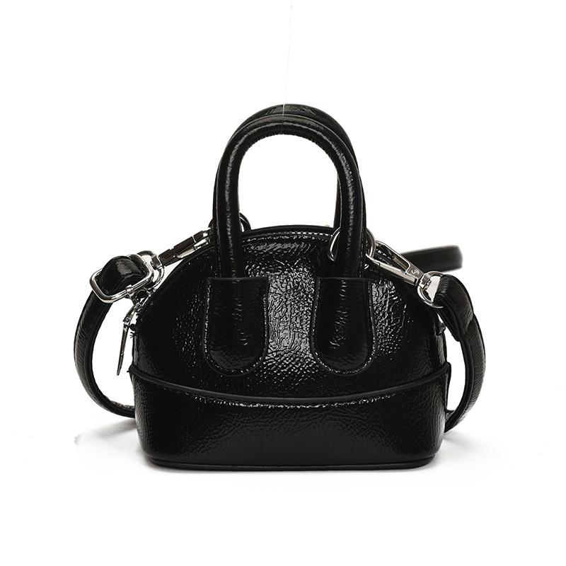 Городская минималистичная сумка-ракушка из ПУ с молнией для повседневного использования для девушек