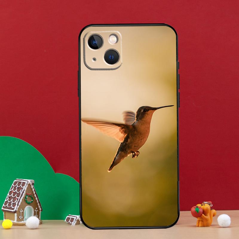 Чехол Колибри для iPhone 15 12 14 Pro Max 11 13 Mini Plus XR X XS Max Задняя крышка телефона
