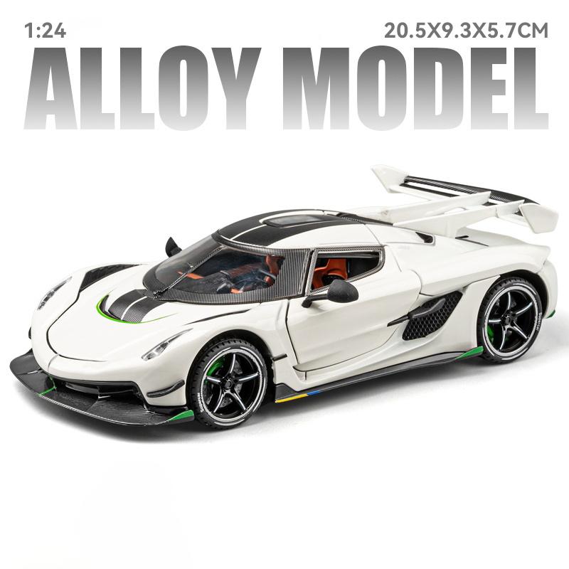 1:24 KNSG Jesko Absolut ONE 1 Gemera GT Суперкар Сплав Металл Литье под давлением Модель Автомобиля Домашний Декор Настольный Дисплей Украшение День Рождения
