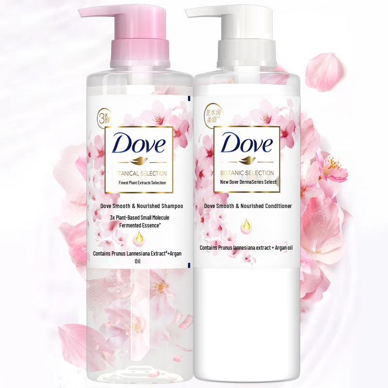 DOVE Ботанический набор для гладкости и сияния волос