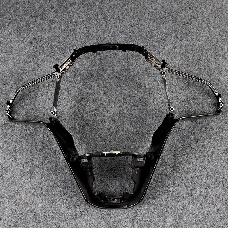 Steering Wheel Frame For VW Golf MK8 Golf 8 LCD Touch Steering Wheel Key Black Sliver Frame