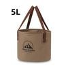 5 л уличное многофункциональное ведро складное портативное дорожное ведро большой емкости для переноски кемпинговое рыболовное ведро