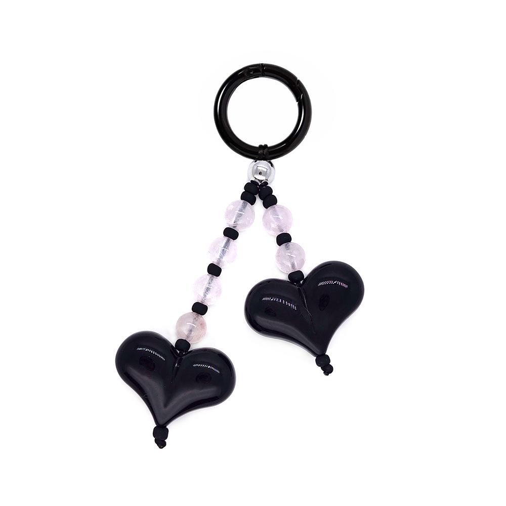 Подвеска из натурального камня ручной работы: Милый универсальный брелок для девочек