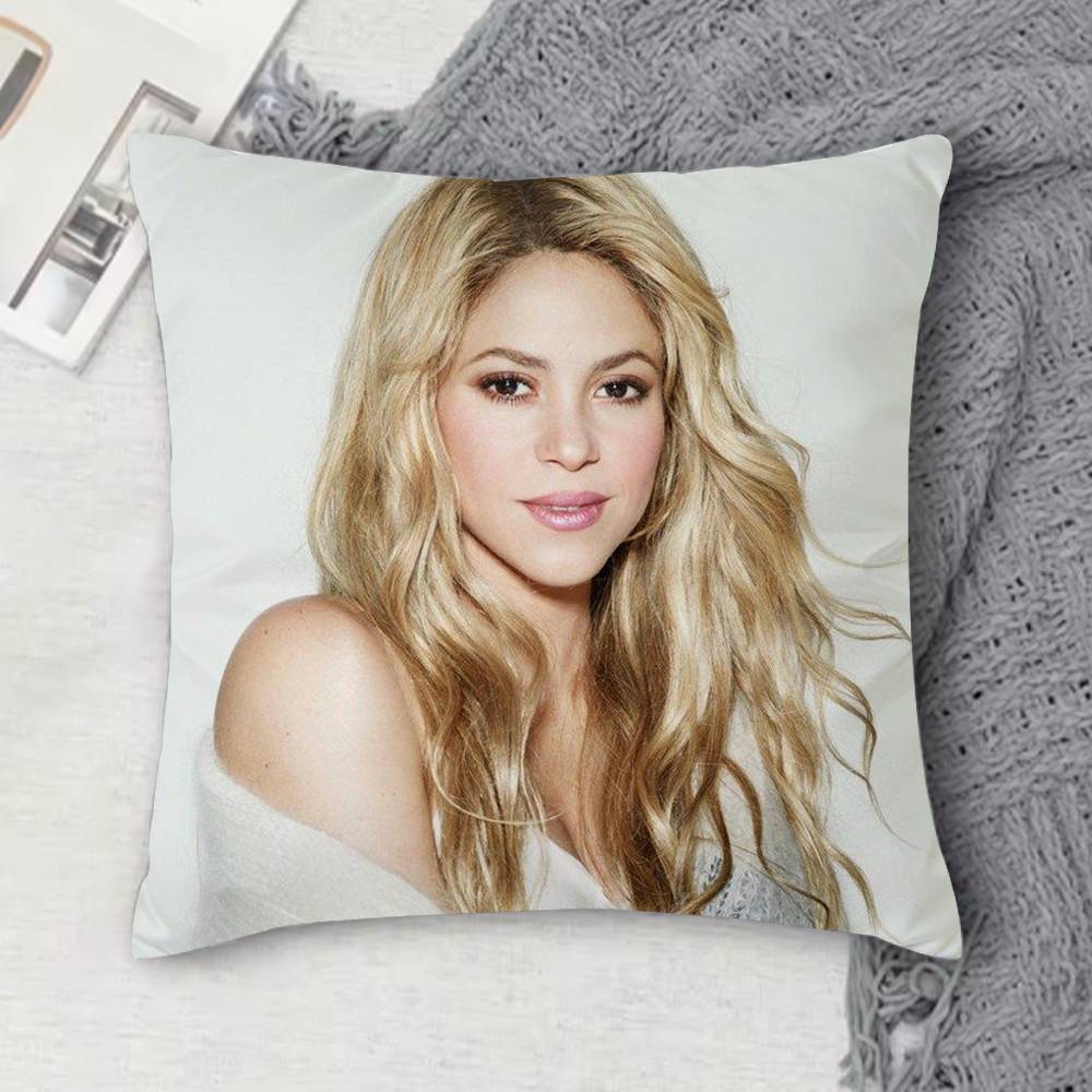 SShakira Doublesided Printed Square Decorative Cushion Cover for Sofa Living Room Home Decor