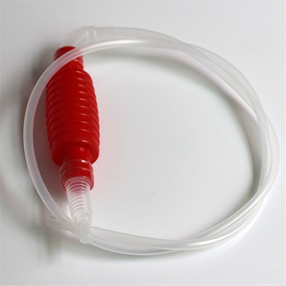 PVC Tube Fuel Tank Suction Pump 2 Meter Gas Siphon Hose Pump Manual Fuel Pump Car Fuel Transfer