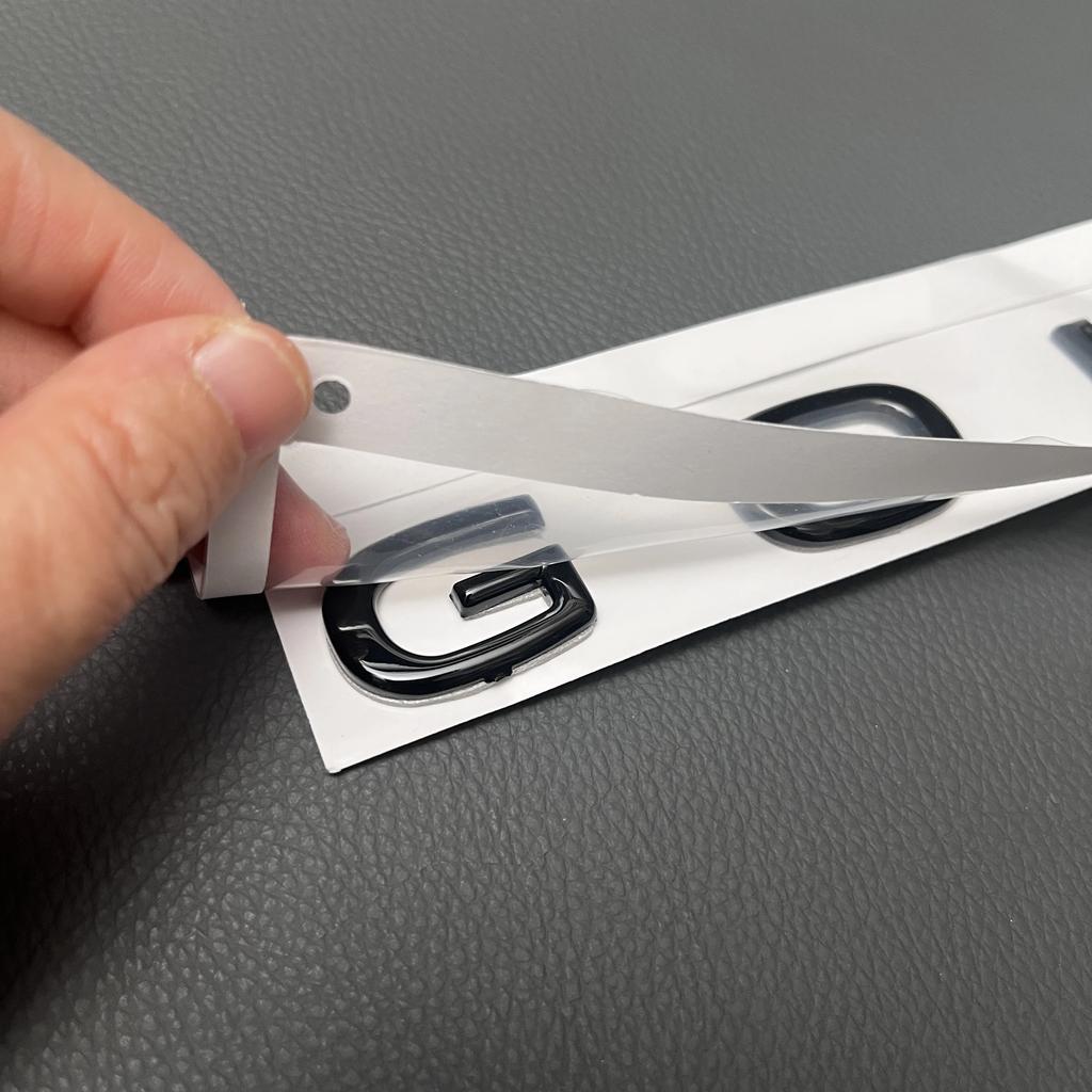 2026 Hot For VOLKSWAGEN VW For VW Golf 8 Rline Rear Vehicle Logo Post Character Mark English Letter Golf Logo Silver