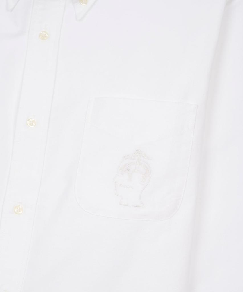 BROOKS BROTHERS [Bbxbd] California Selvedge Oxford Button-Up Shirt (White) (Bbthmmf512)
