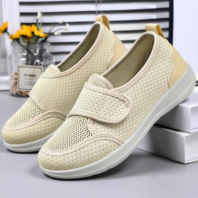 Женские летние повседневные кроссовки из летящей сетки, дышащие, с мягкой подошвой, удобные для ходьбы