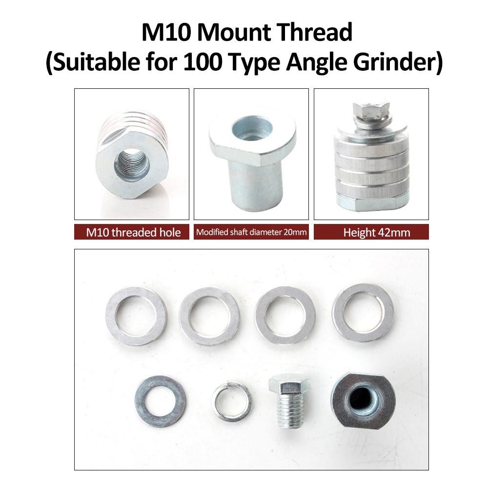 M10 Angle Grinder To Grooving Machine Adapter Quick Change Slotter Adapter Conversion Head Attachment Angle Grinder