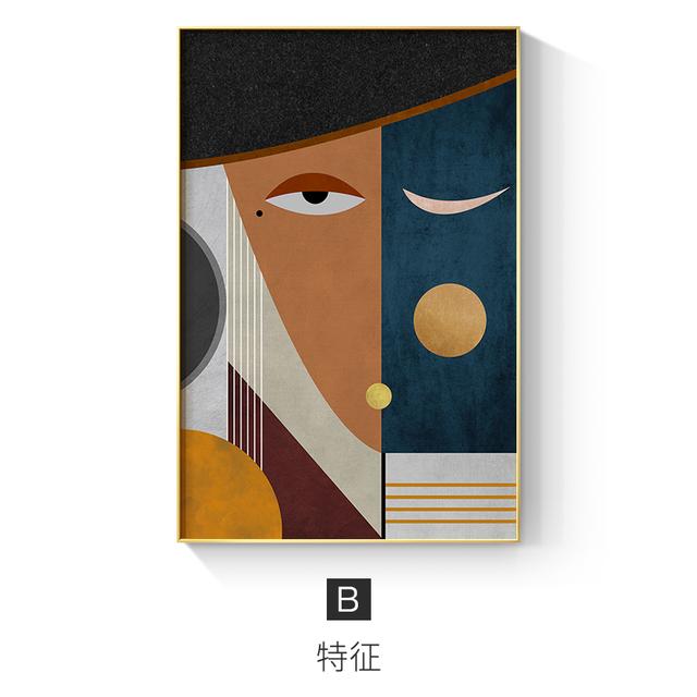 Современная абстрактная фигура Пикассо, картина на холсте, сращивание лица, геометрические постеры, принты, настенная художественная картина, украшение для гостиной, дома, без рамки