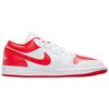 Jordan Женские низкие ретро-баскетбольные кроссовки Air Jordan 1, дышащие, красно-белые DC0774-110