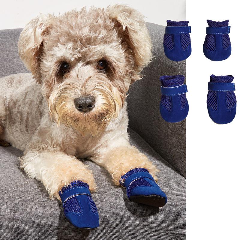 Summer Mesh Breathable Dog Shoes - Casual and Comfortable for Indoor Use